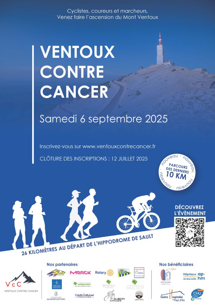 Affiche – Ventoux Contre Cancer 2025